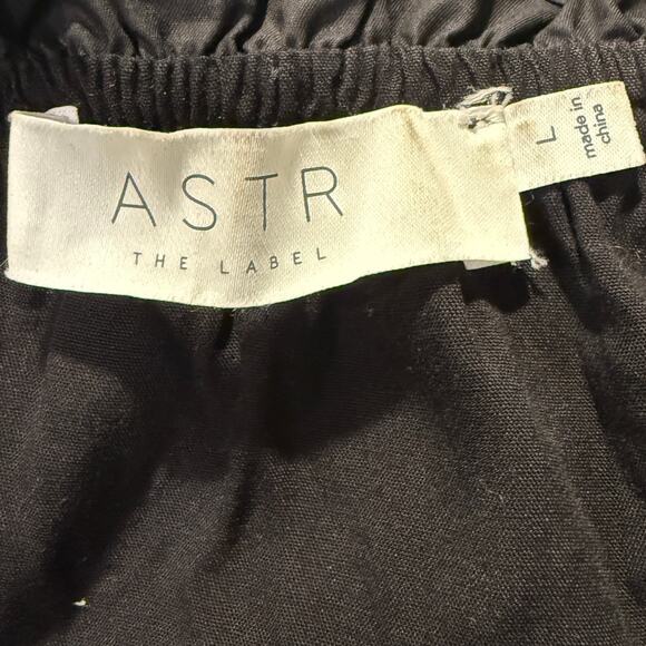 ASTR The Label Verana Dress Revolve Puff Sleeve Cutout Mini Dress Large Milkmaid - Picture 7 of 10